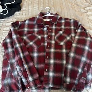 YoungLA Red and White Flannel